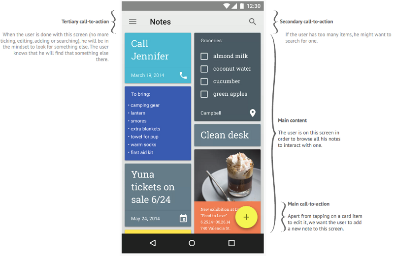 Google Keep app